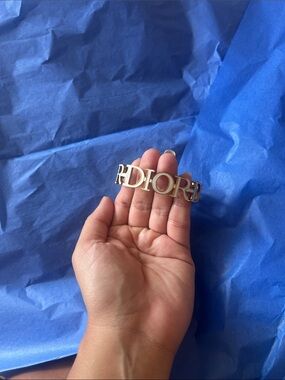 Gold Logo Cuff Bracelet
